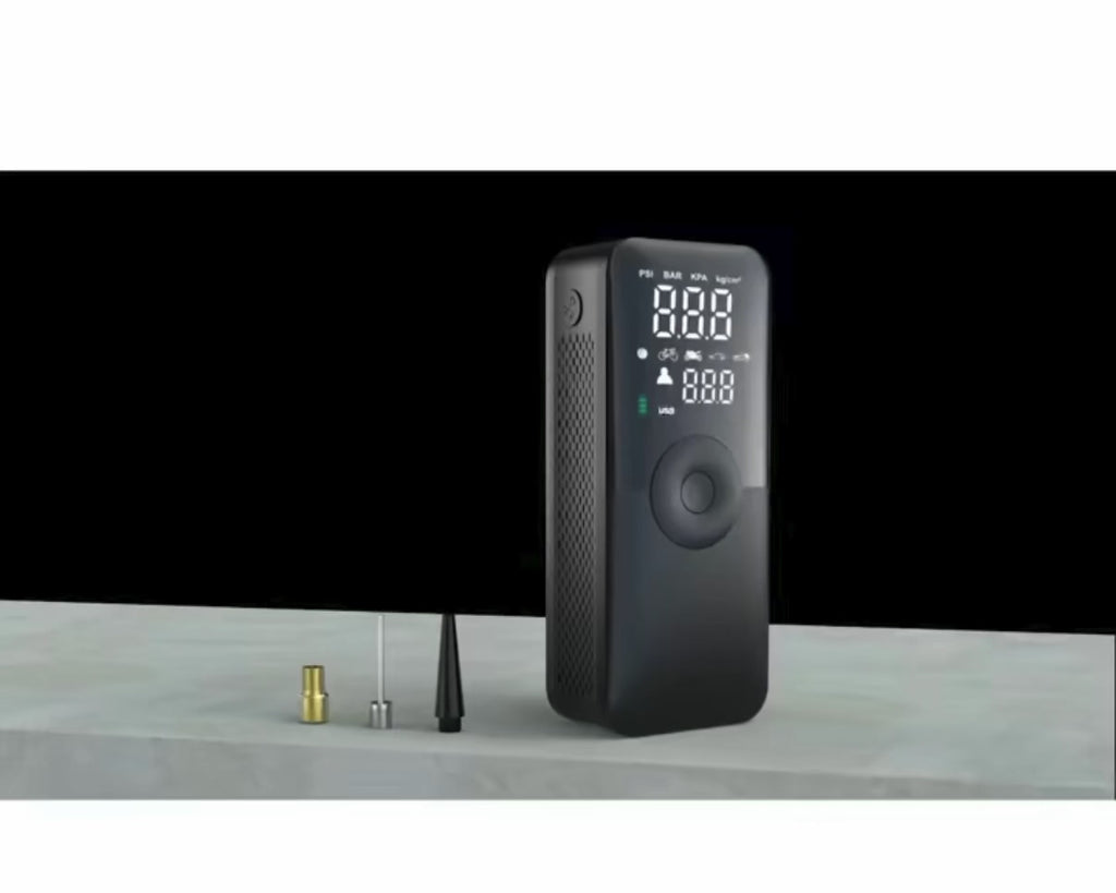 Roventa Smart Tire Inflator Pro — Digital Air Compressor for Cars, Bikes & Motorcycles